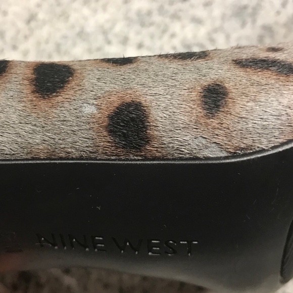 Nine West NW Jackpot Real Cow Fur Heels - Picture 8 of 8